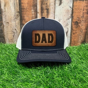 DIGITAL FILE Dad Leather Look Patch Sublimation Design