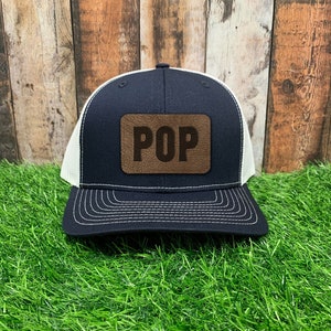 DIGITAL FILE Pop Leather Look Patch Sublimation Design