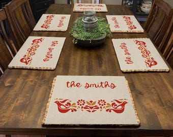 DIGITAL FILE Vintage Friendship Cutting Board Placemat Sublimation Design