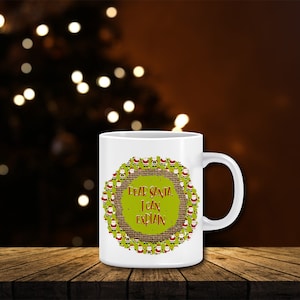DIGITALE DATEI Lieber Weihnachtsmann, ich kann Becher Sublimationsdesign erklären