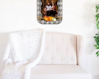 DIGITAL FILE Fall Photo Mason Jar Sublimation Design