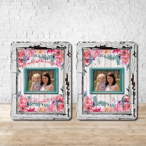 DIGITAL FILE Mother&#39;s Day 8x10 Dry Erase Board Photo Frame Sublimation Design Template