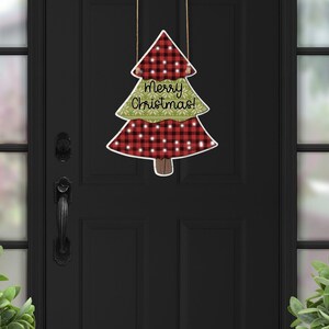 DIGITAL FILE Buffalo Plaid and Holiday Sweater Christmas Tree Sublimation Design