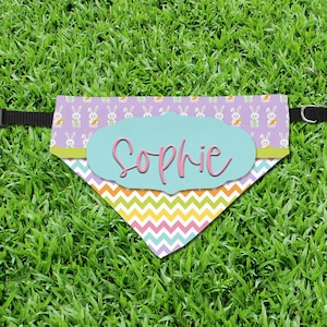 DIGITAL FILE Easter Bunny Pet Bandana Sublimation Template