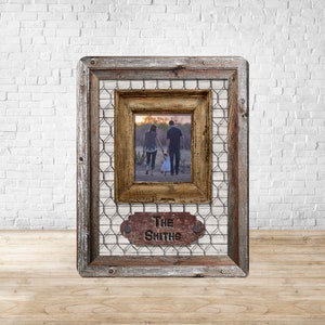 DIGITAL FILE Rustic Wooden Chicken Wire Picture Frame 8x10 Dry Erase Board Sublimation Design Template
