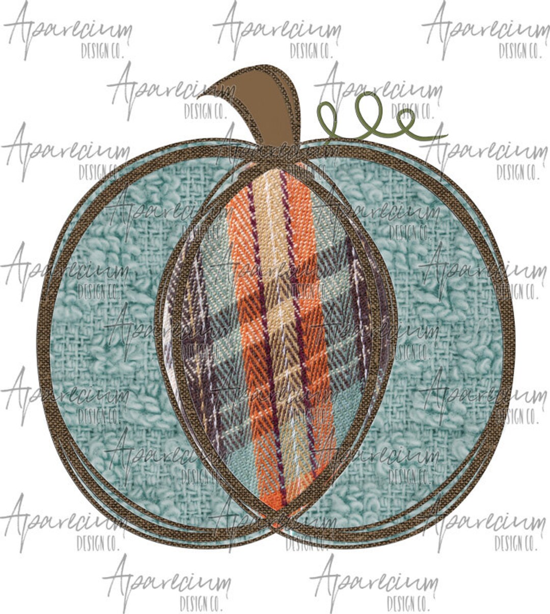 DIGITAL FILE Plaid Fabric Pumpkin Fall Sublimation Design - Etsy