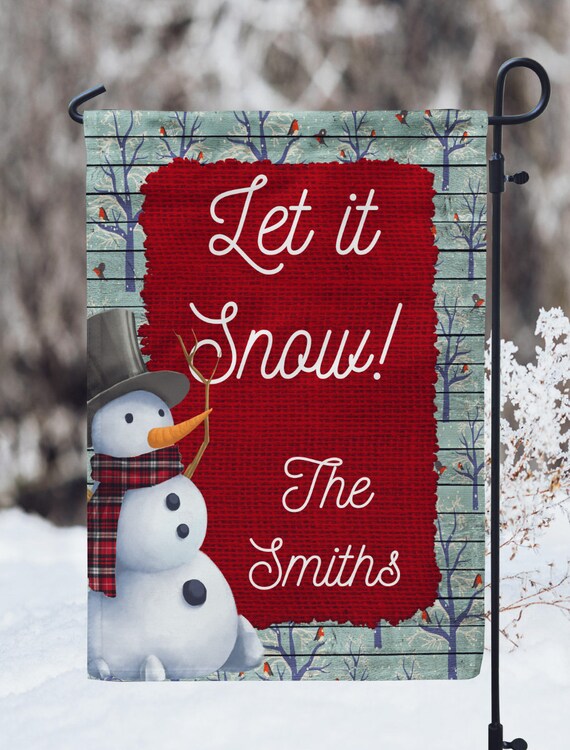 Let It Snow Winder Snowman Garden Flag Sublimation Template - Let It Snow Snowman Garden Flag Let It Snow Winder Snowman Garden Flag Sublimation Template - Let It Snow Snowman Garden Flag