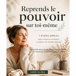 Reprendre confiance en soi PDF – Guide pour apaiser ses émotions et se retrouver – Journal bien-être à imprimer
