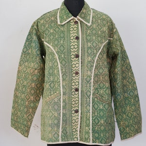 XL Size Vintage Kantha Jacket Handmade Christmas Gift Jacket Indian Stylish Cotton Jackets Bohemian Jackets Vintage Unisex Patchwork Jackets
