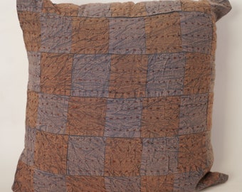 45X45cm Antique cadeau de Noël vintage Kantha housse de coussin Jaipuri Boho Patchwork Kantha housse de coussin fait à la main Antique Kantha oreiller