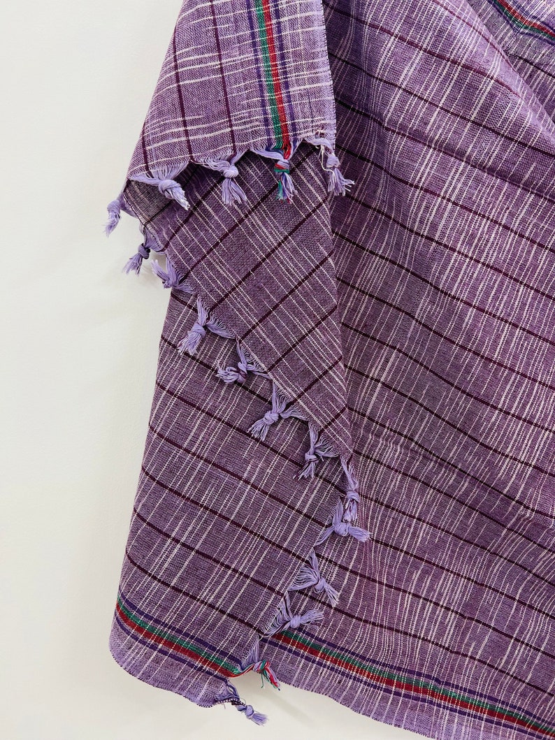 Chandratextiles Khadi Cotton Bath Towel - Thumbnail 2