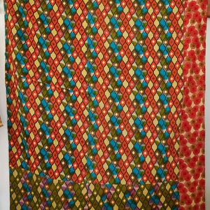 Vintage Kantha Quilt, Handmade Cotton Throw Blanket, Reversible Boho Bedspread, Indian Patchwork Quilt