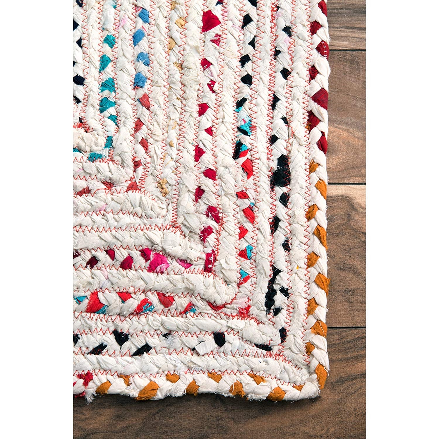 Multi-color Rectangle Rugs Indian Handmade Cotton Purely Yoga | Etsy