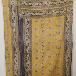 Vintage Kantha Quilt Boho Throw Handmade Cotton Indian Blanket Reversible Bedspread Decor