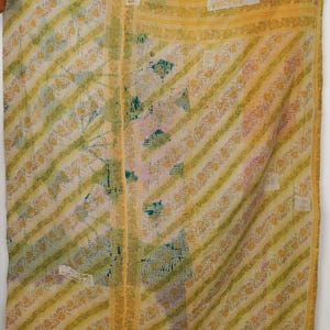 Handgemaakte vintage Kantha quilt boho sprei katoenen patchwork plaid