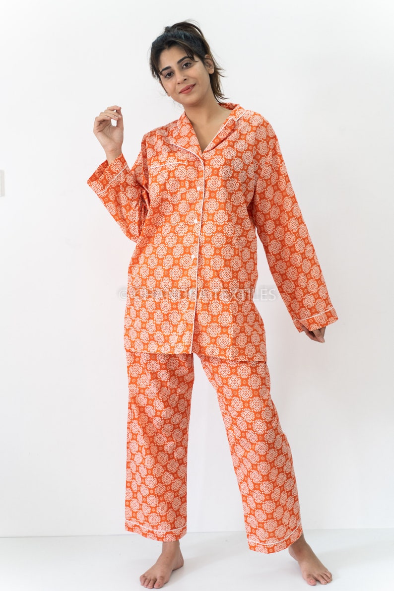 Pyjama en coton bio pjs en coton biologique femme pyjama ...