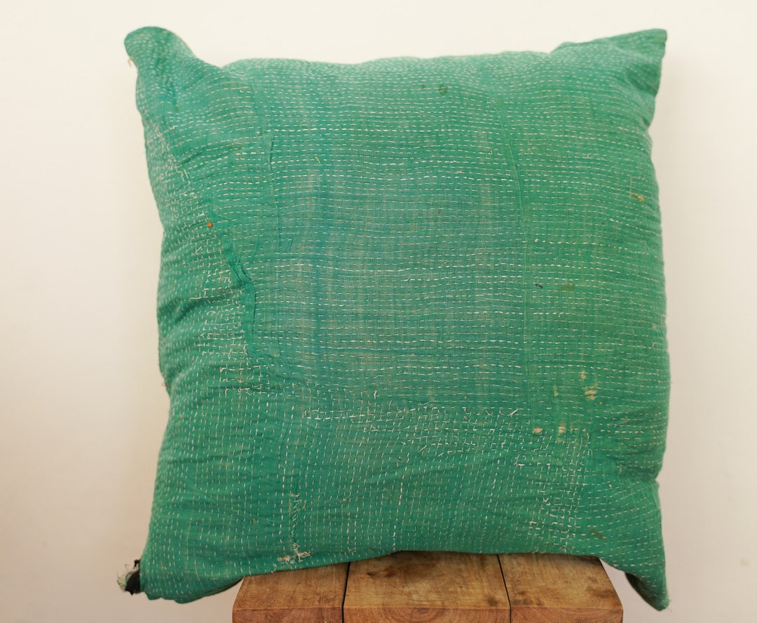 Beautiful New Year Special, Vintage Kantha Cushion, Kantha Cushion