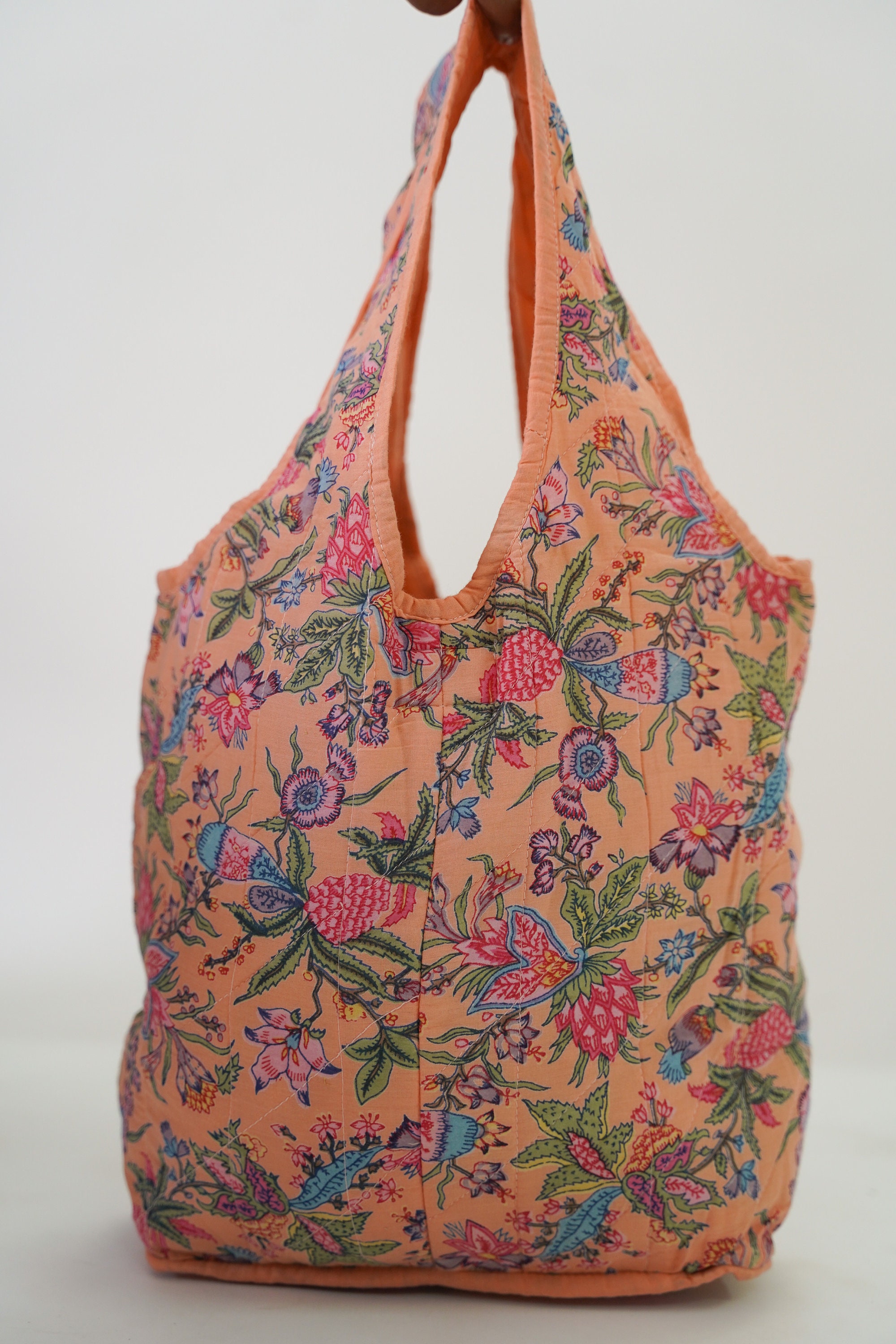 Floral Printed Bag Elegant Indian Designer Bag Traditional 