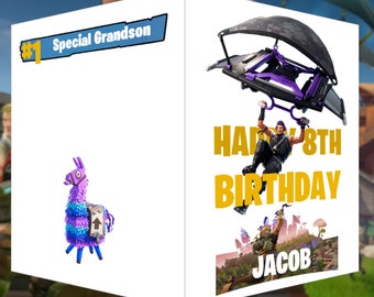 fortnite personalisierte jungen alles gute zum geburtstag karte benutzerdefinierten namen beziehung sohn madchen tochter enkel neffen freund 1 2 3 - gute fortnite namen fur madchen