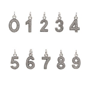 number bracelet,0-9 numbers,number jewelry 1pcs