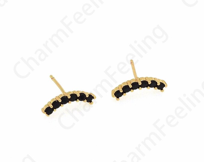 1 pair,Dangle Bridal Studs,Cz Stone Dangle Chandelier Earrings Studs,Bridal Studs，Earrings for Bride 2.1x13.8x14.2mm