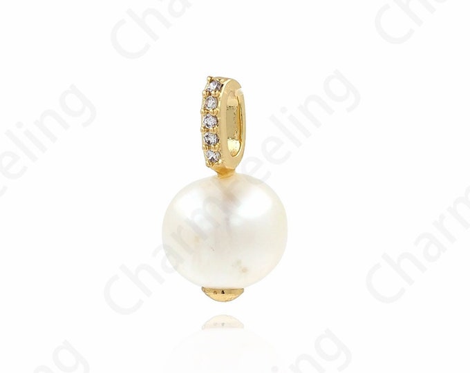 Pearl Necklaces, Drop-Shaped Pearl Pendants, Pearl Pendants, Drop-Shaped Pendants, DIY Jewelry Making Accessories 16.5x9x8mm