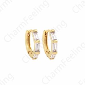 Micropave CZ Gold Earrings,18K Gold Filled Round Earrings,Round Pendants,Hollow Earrings,Earring Charm,DIY Jewelry Accessories 12x13x2mm