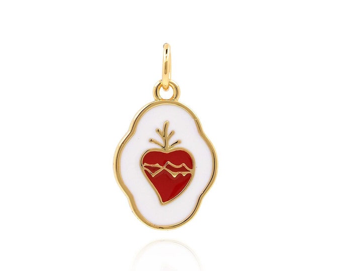 18K Gold Filled Carrot Pendant, Geometric Pendant, Enamel Charm, Carrot Necklace, Vegetable Charm, DIY Jewelry Accessories, 19x11x1.2mm