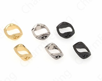 Eye Beads Accessories 18K Gold Filled Hexagon Jewelry,Hexagon Spacer Beads,Hexagonal Beads,Hexagon Charms,10.5x10x5mm