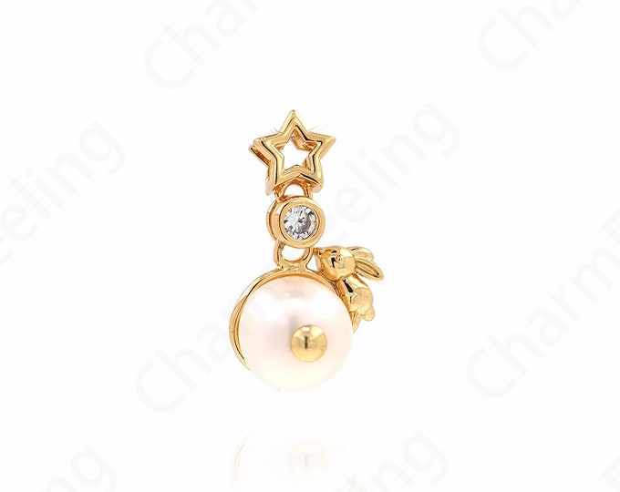 1pcs Pearl Necklaces,  Drop-Shaped Pearl Pendants, Pearl Pendants, Drop-Shaped Pendants, DIY Jewelry Making Accessories 21.5x11.5x10.5mm