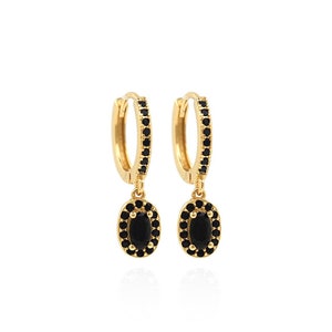 Dangling Earrings,Hollow Earrings,Micropavé CZ Gold Earrings,18K Gold Filled Round Earrings,Round Pendants,DIY Jewelry Supplies 22x13x1.7mm