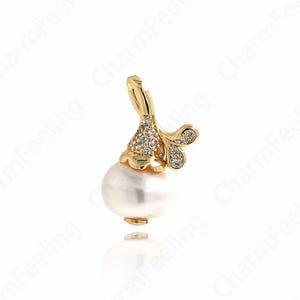 Pearl Necklaces,Pearl Pendants,Waterdrop Charms, Drop-Shaped Pendants, DIY Jewelry Making Accessories 18.5x10.5x8.5mm