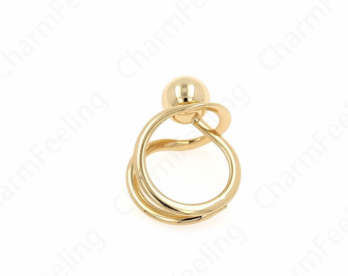 Line Rings, Ball Rings, Statement Rings, Charm Rings, Ring Finds, 18K Gold Filled Fashion Rings, Gold Ball Rings