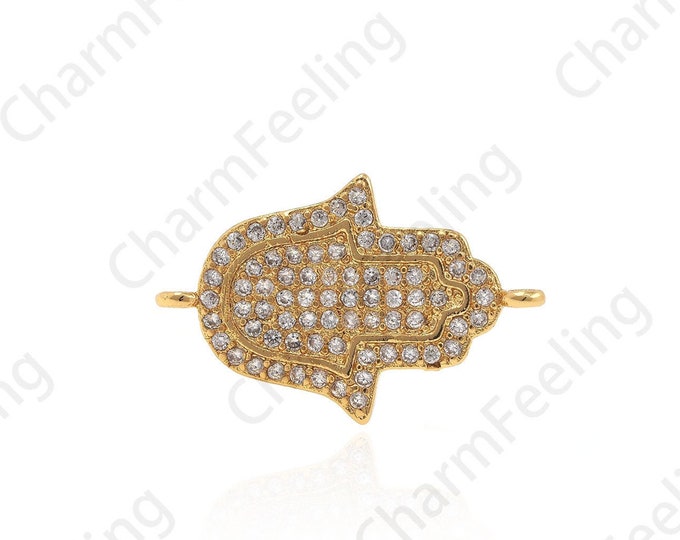 hamsa connectors,hamsa hand charm,hamsa findings,hamsa jewelry 13*21mm 1pcs