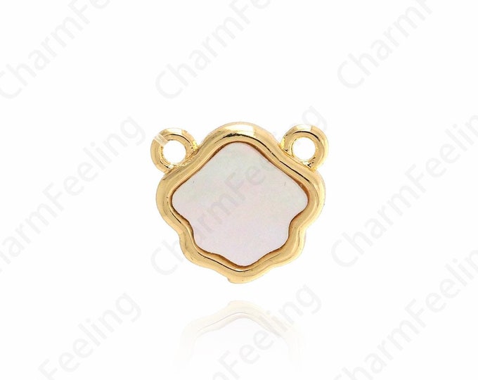 18K Gold Filled Round Pendant, Miscellaneous Necklace, Round Gold Necklace, Faceted Round Pendant, DIY Jewelry Accessories, 9.2x10.5x1.8mm