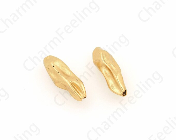 Bracelet Components, Micropavé CZ Cylindrical Enamel Beads, Wholesale Beads, 18K Gold Filled Connection Beads, 7x19.5x5.5mm