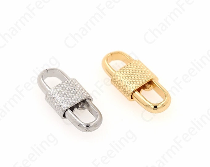 10 pcs Hollow Jewelry Pendant, 18K Gold Filled Oval Necklace, Micropavé CZ Oval Pendant, Oval Pendant, DIY Jewelry Accessories, 15x6x3mm