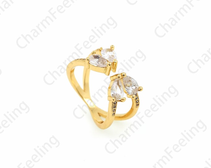 Butterfly Jewelry,18K Gold Filled Butterfly Ring,Fashion Ring, Gold Open Ring, Adjustable Ring, Delicate Ring, Signet Ring,