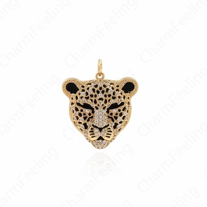 10pcs 13x20mm 14k Gold Brass Leopard Charm Pendants ZX4185 10pcs 13x20mm 14k Gold Brass Leopard Charm Pendants ZX4185
