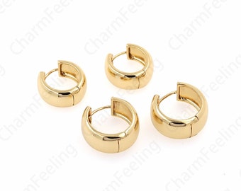 Earrings for Everyday Wear, Exquisite Earrings, 18K Gold Filled Earrings, Hoop Earrings, Minimalist Earrings, Gifts For Her