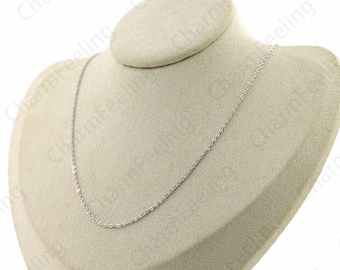Fashion Necklace Classic Necklace Gift For Her,Rectangle Necklace Chain Necklace S925 Sterling Silver Necklace Square Necklace