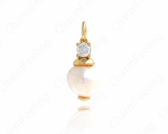 Pearl Necklaces,Pearl Pendants,Waterdrop Charms, Drop-Shaped Pendants, DIY Jewelry Making Accessories 19x8.5x8.5mm