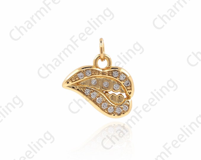 Lip Pendant, Hip Hop Lip Necklace, Lip Charm, Hip Hop Charm, DIY Jewelry Making Accessories 12.4x12x2.5mm 1pcs