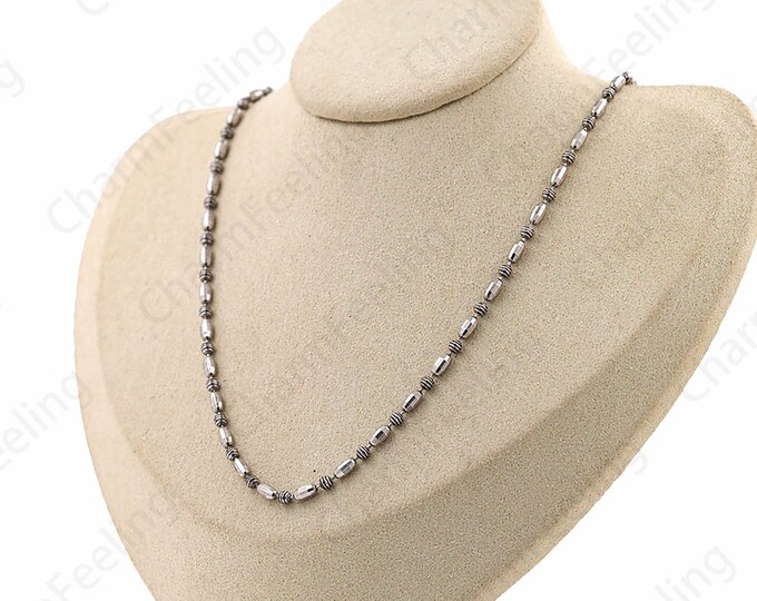 Classic Necklace, S925 Silver Necklace,Cable Chain Necklace, Twisted Necklace,18K Gold Filled Necklace, Fashion Necklace, Gift For Her