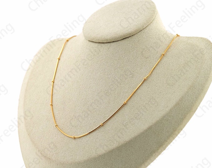 Cable Chain Necklace, Twisted Necklace,S925 Silver Necklace,18K Gold Filled Necklace, Fashion Necklace, Classic Necklace, Gift For Her