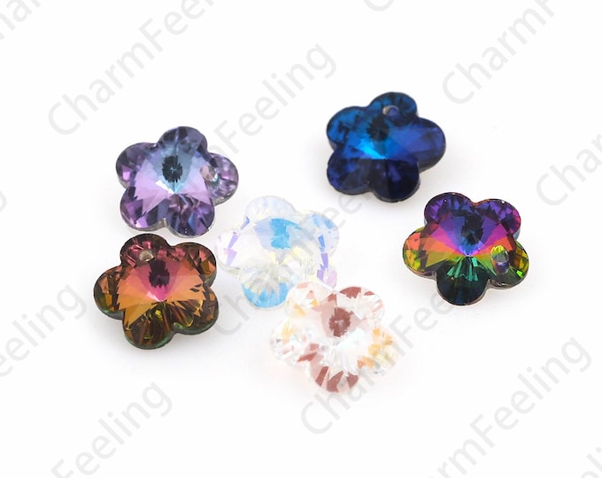 1440pcs Crystal Pendants, Flower Necklaces, 6744 Crystal Pendants, Flower Crystal Necklaces, Multi-Color Options