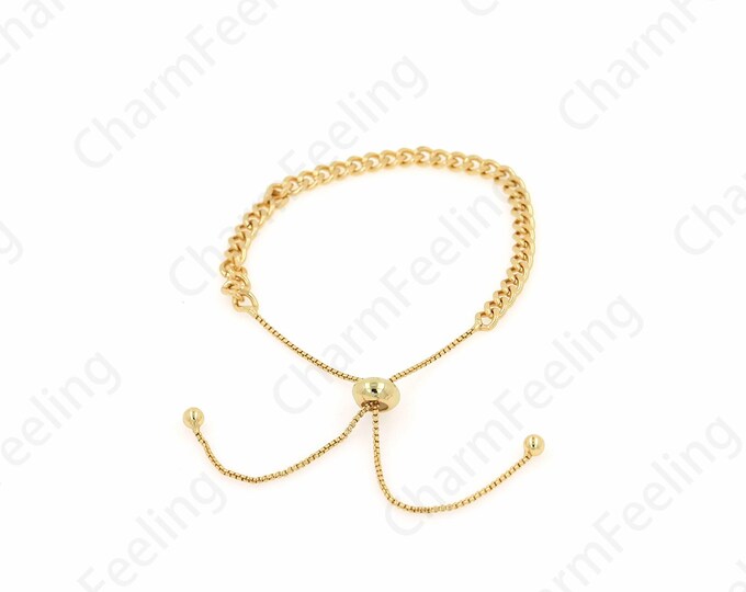 18K Gold Filled Thin Circle Bracelet O-Shaped Pin Bracelet Round Bracelet Men's Gold Thin Circle Bracelet 15CM