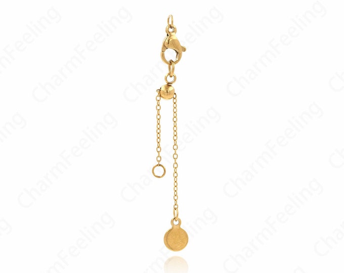 Lobster Clasp Tassel Jewelry, 18K Gold Filled Tassel Pendant,Gold Tassel Necklace, DIY Jewelry Making Accessories 70mm