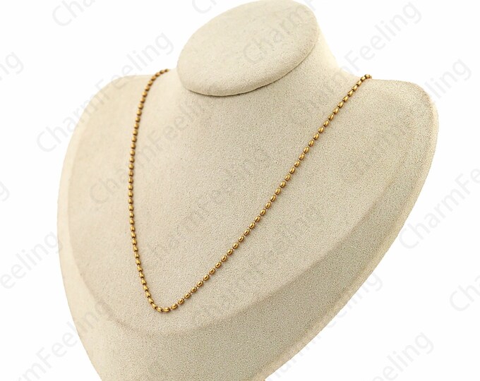 Classic Necklace,Bronze Necklace,18K Gold Filled Fashion Necklace,Oval Necklace,S925 Silver Necklace,Chain Necklace,Cylinder Necklace,