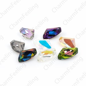 140 Stück Kristallanhänger, 6656 Kristallhalskette, Galaxy Kristallanhänger, mehrfarbig Optional, DIY Schmuck Kristallzubehör